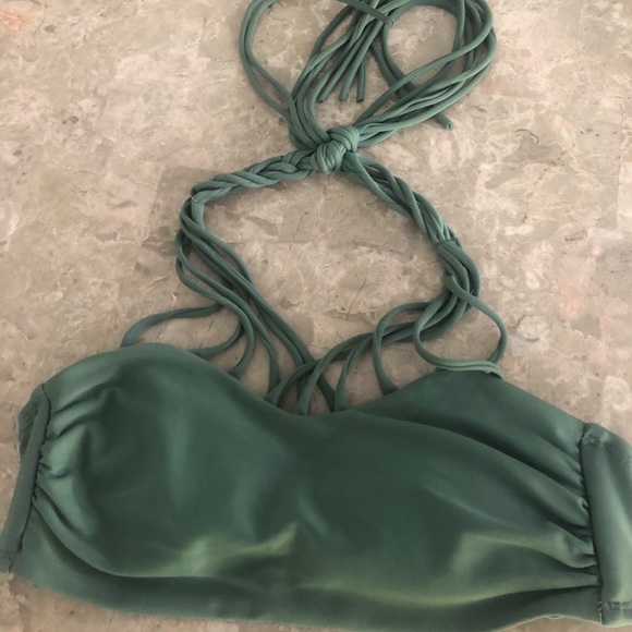 Xhilaration Other - Army Green Strappy Bathing Suit Top